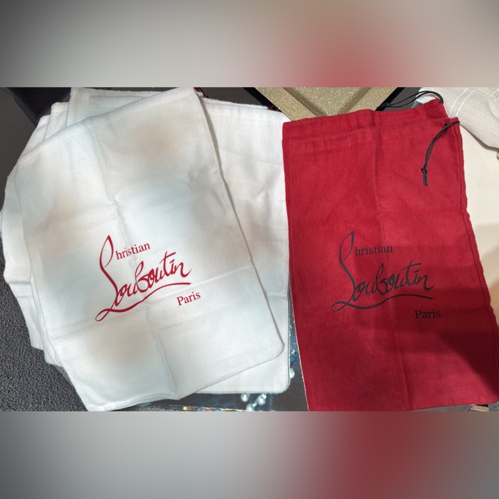 Christian Louboutin Dust bags Great for designer gifts bought on PM ❤️👠